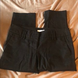 Ann Taylor Loft size 4Petite black Capri pants